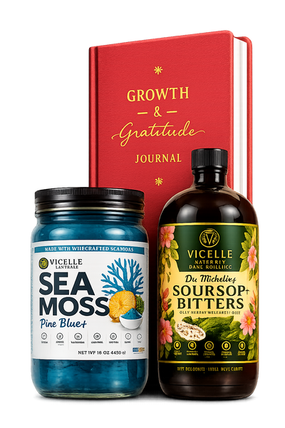 The Morning Ritual™ (Pine Blue+, Soursop Bitters+, Growth & Gratitude Journal)
