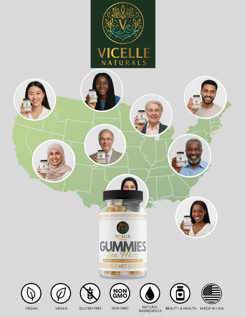 Seamoss Gummies Gold - Vicelle Naturals