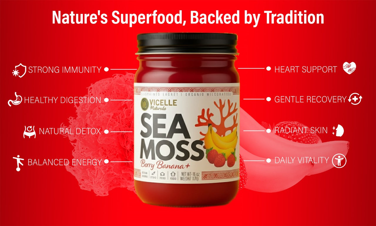 Berry Banana+ Sea Moss Gel - Product benefits