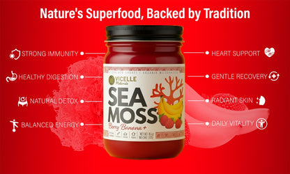 Berry Banana+ Sea Moss Gel - Product benefits