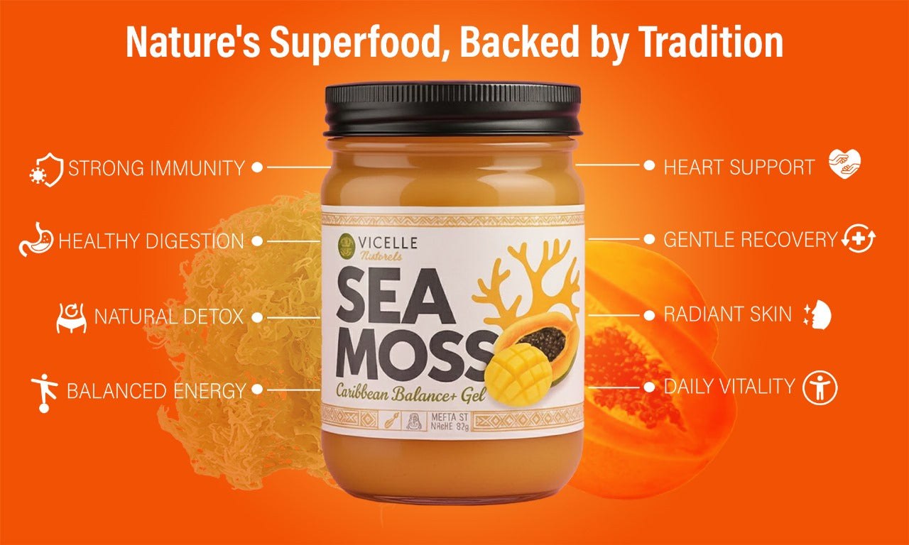 Caribbean Balance+ Sea Moss Gel - Product benefits