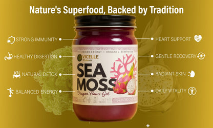 Dragon Flow+ Sea Moss Gel - Product benefits
