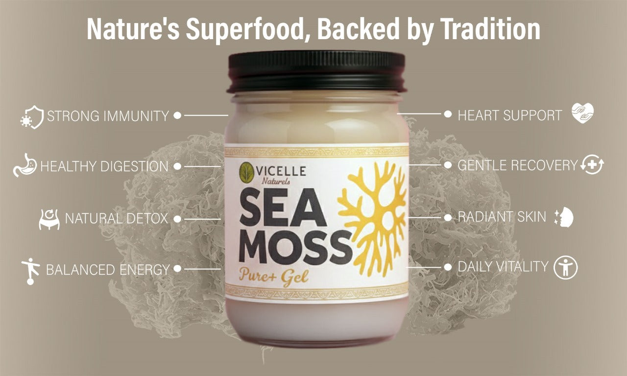 Pure+ Sea Moss Gel - Product benefits