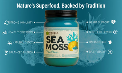 Pine Blue+ Sea Moss Gel - Product benefits