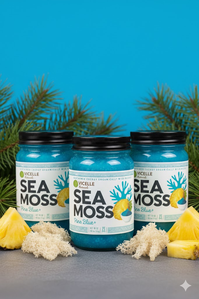 Pine Blue+ Sea Moss Gel