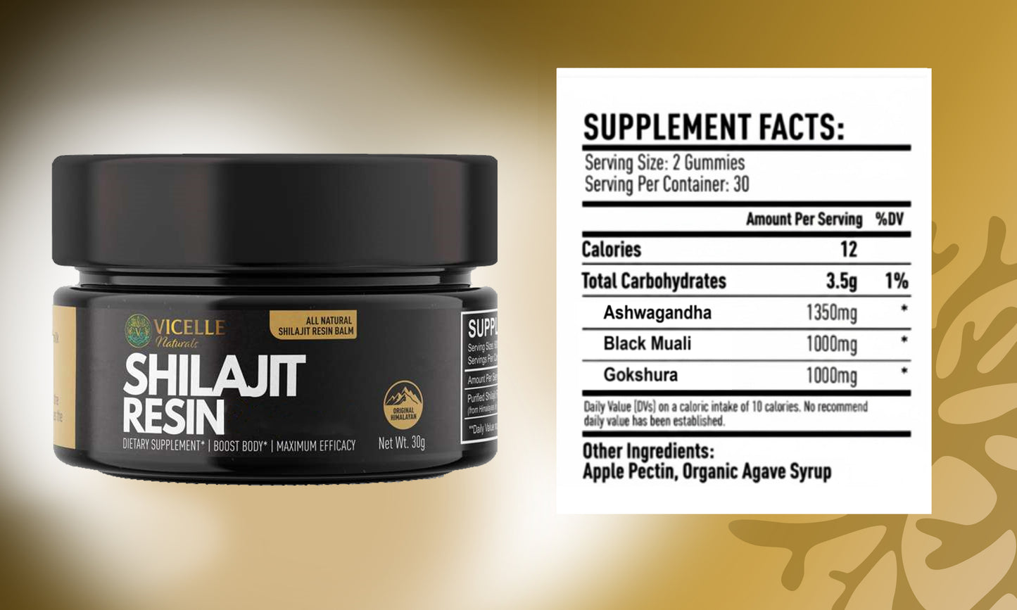 Shilajit Resin - Product benefits
