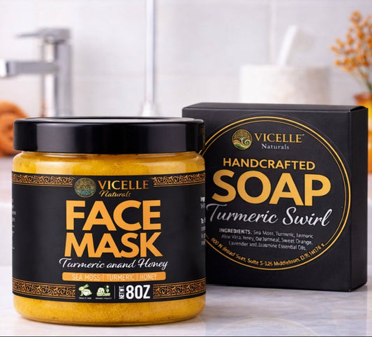 Turmeric Glow Set (Soap + Mask)